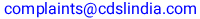 Complaints cds india email address
