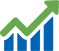 demat trading blue icon